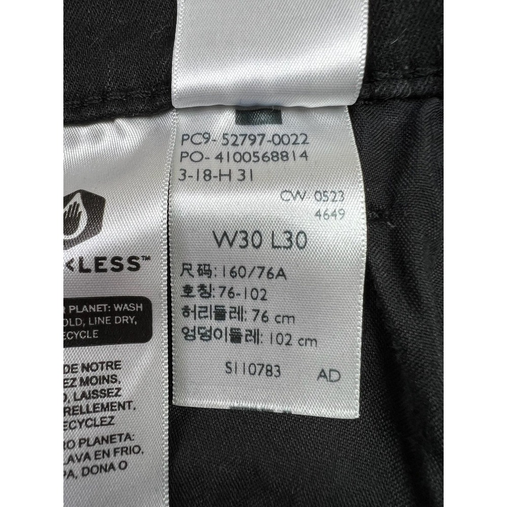 Levis 720 High Rise Super Skinny Jeans Womens 30x30 Black Dark Wash Stretch - Picture 11 of 16